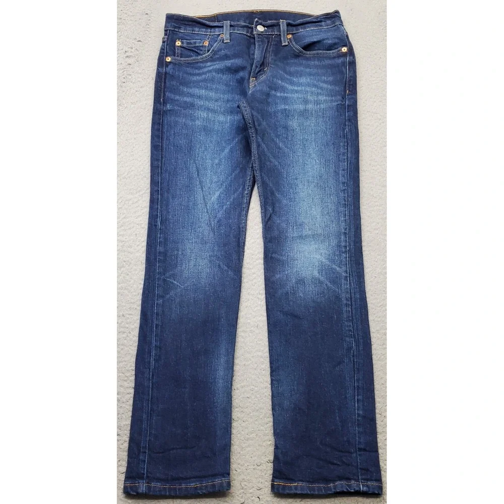 Levi's 511 Jeans Men 30x30 Blue Denim Red Tab Modern Slim Fit Stretch Streetwear